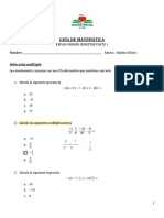 002 - 7B - Matematicas - Practica - Parte 1 Repaso Primer Semestre