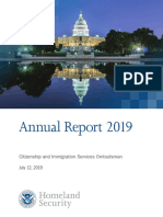 Annual Report 2019: Citizenship and Immigration Services Ombudsman July 12, 2019