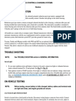 Description & Operation: Ignition Switch Continuity Test