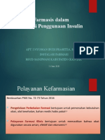 Peran Farmasis Dalam Edukasi Penggunaan Insulin