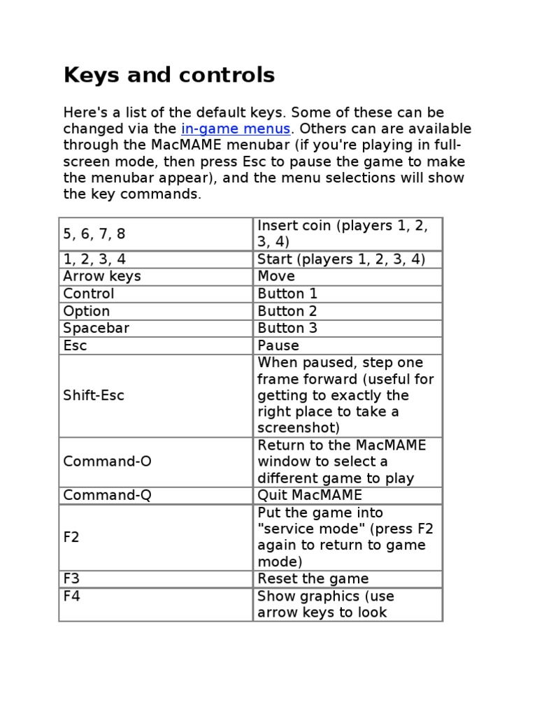 Keys and Controls: In-Game Menus | PDF | Screenshot | Graphical User ...