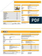 Tracked Excavator - Js205 LR: Static Dimensions Engine