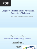 Chapter 9: Rheological and Mechanical Properties of Polymers