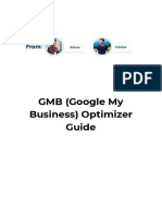 GMB (Google My Business) Optimizer Guide