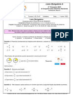 Lista Obrigatória Referente À Prova P6 Matemática (Prova 30 JUNHO)