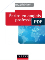 Ecrire en Anglais Professionnel