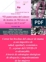 El Panorama Del Cancer de Mama en Mexico en Tiempos Del COVID-19