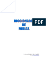 Diccionario de Fobias