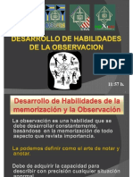 Desarrollo de La Observacion - Unlocked