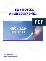 Diseño y Proyectos Redes FO 2 (Diseño y Calculo de Redes FTTX)