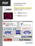 Biological Surfaces and Interfaces: Research Conference