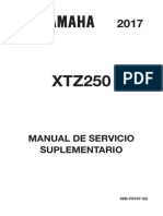 XTZ 250 2017 Suplementario