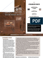 D20 Modern - RPG Objects - Supplement - Blood & Guts - Military Training