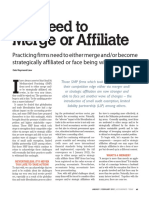 Merge or Affiliate: The Need To