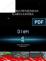 Kriteria Penjenisan Karya Sastra