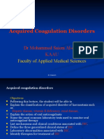 Acquired Coagulation - Disorders - 6