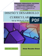 Libro de Diseño y Desarrollo Curricular de Matemática (EDICION ENERO 2017) Editado