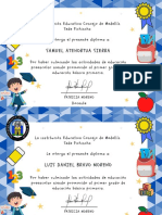 Diplomas Niños Preescolar - SAMUEL ATEHORTUA PREESCOLAR