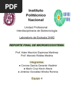 Reporte Final Microecosistema Eq4 2AM2 Ecologia