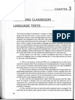 Chapter 3 - Designing Classroom Language Tests