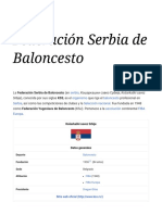 Federación Serbia de Baloncesto - Wikipedia, La Enciclopedia Libre