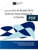 Instructivo para El Llenado de La Ficha de Visita Integral 2017