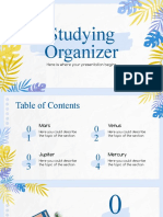 Studying Organizer Blue Variant