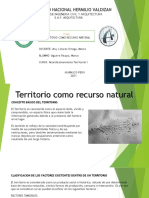 Territorio Como Recurso Natural