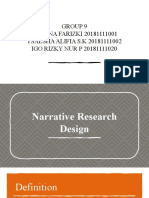 Group 9 Research Methodology Narrative Designs