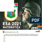 ESA 2021 MATEMATICA Papiro Brabo