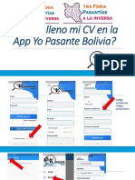 Guía para completar CV en Yo Pasante Bolivia