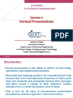 Formal Presentations - ETC - 3130004