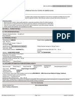 Icmr Specimen Referral Form For Covid-19 (Sars-Cov2) : (These Fields To Be Filled For All Patients Including Foreigners)