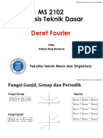 MS2102 Fourier Analysis