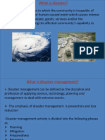 What is disaster and disaster management