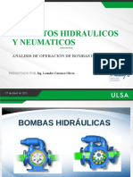 Analisis de Operacion de Bombas Hidraulicas