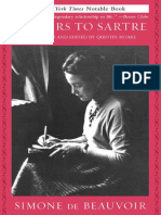 Letters To Sartre by Simone de Beauvoir
