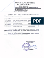 Surat Keterangan & Presensi Pengabdian Masyarakat Ds Bobang Tahap I