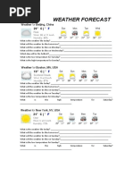 Weather Forecast Script Template | PDF | Language Arts & Discipline ...