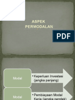 Aspek Permodalan