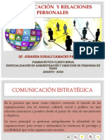 Comunicación y Relaciones Del Químico Farmacéutico Con Otros Profesionales y Con El Paciente.