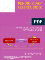 Pendidik Dan - Peserta Didik