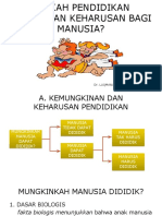 Apakah Pendidikan Merupakan Keharusan Bagi Manusia