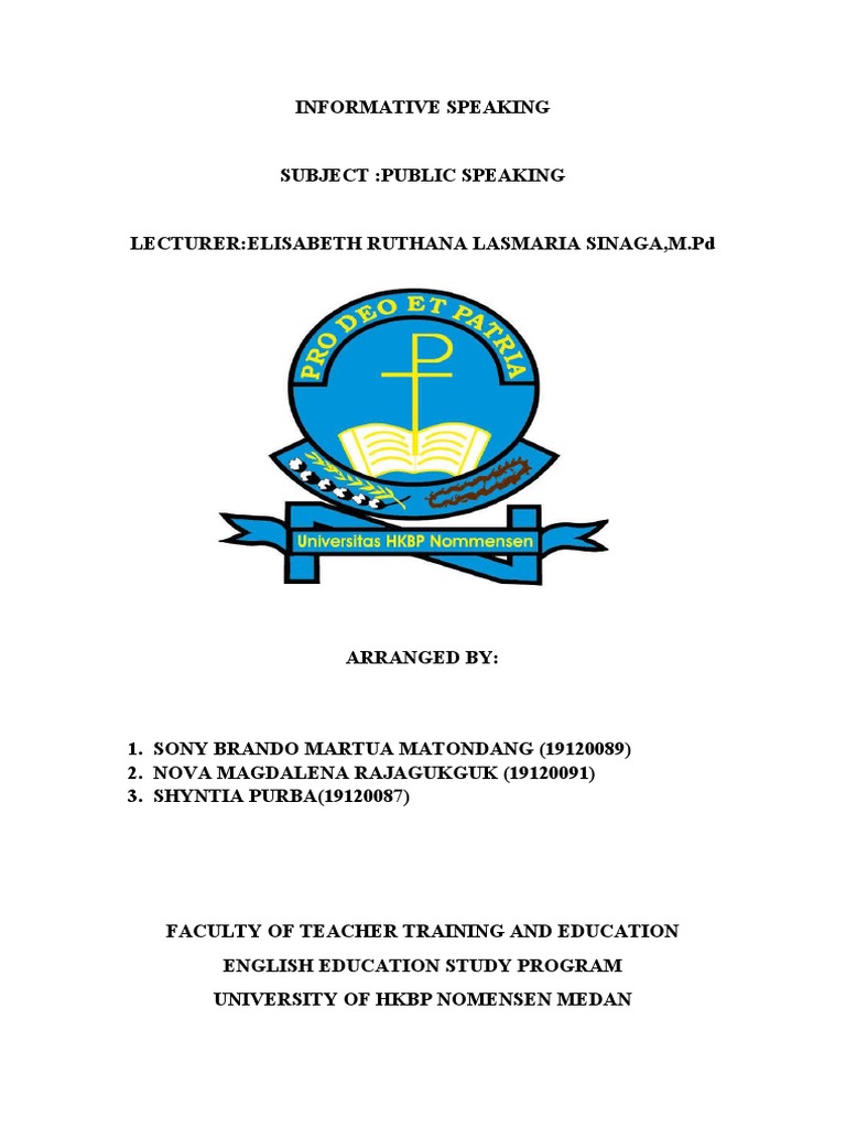 Informative Speaking Guide | PDF | Wikipedia | Attention