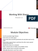 Working With Shares: COMP10041 Microsoft Server Admin 1