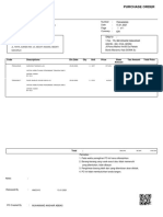 Purchase Order Pt. Tirta Fresindo Jaya: Jl. Daan Mogot Km. 18, Kalideres Jakarta