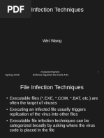 File Infection Techniques: Wei Wang