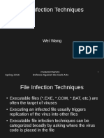 File Infection Techniques: Wei Wang