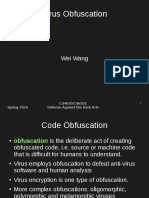 Virus Obfuscation: Wei Wang