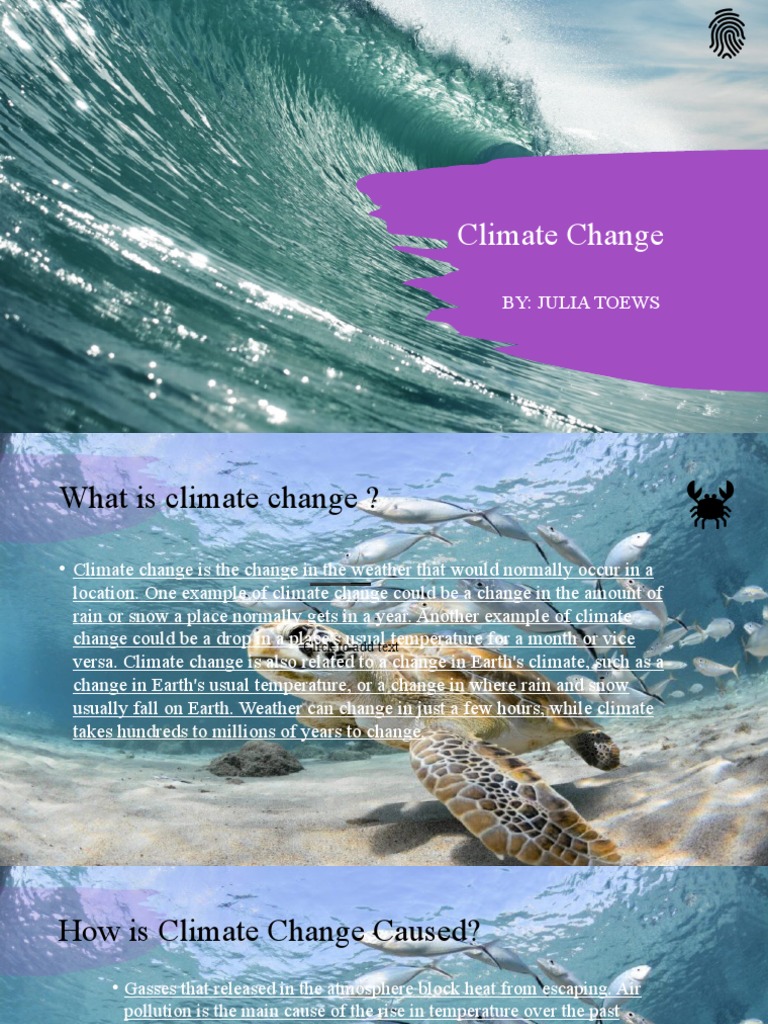 Understanding Climate Change Effects | PDF | Climate Change ...